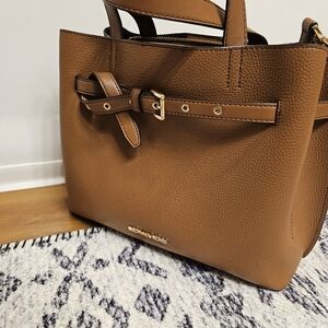 Michael kors Emilia Large pebbled leather satchel